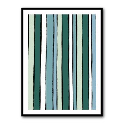 Smaragd Green Stripes