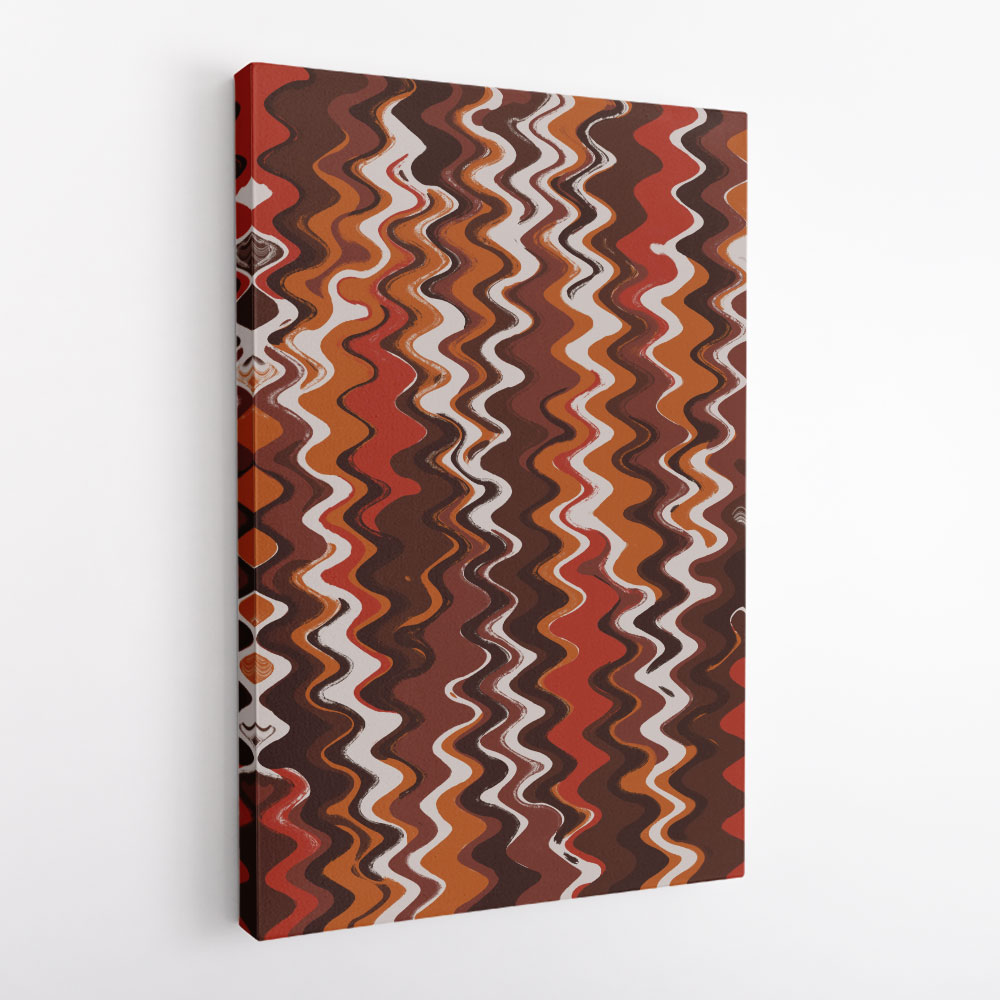 Earthy Color Zig Zag Pattern