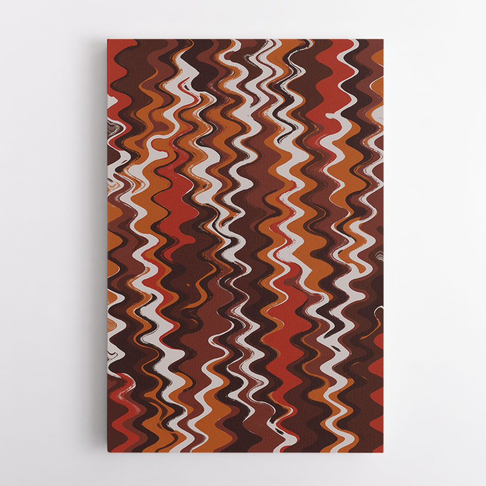 Earthy Color Zig Zag Pattern