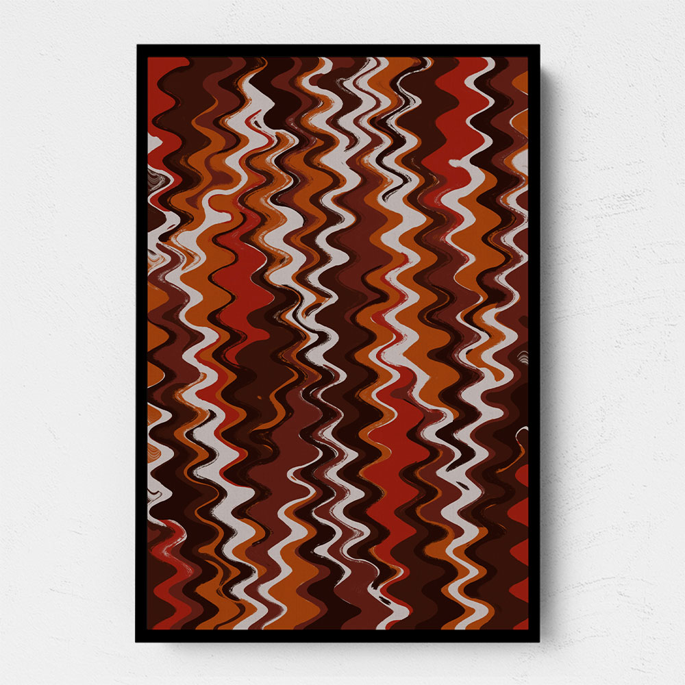 Earthy Color Zig Zag Pattern