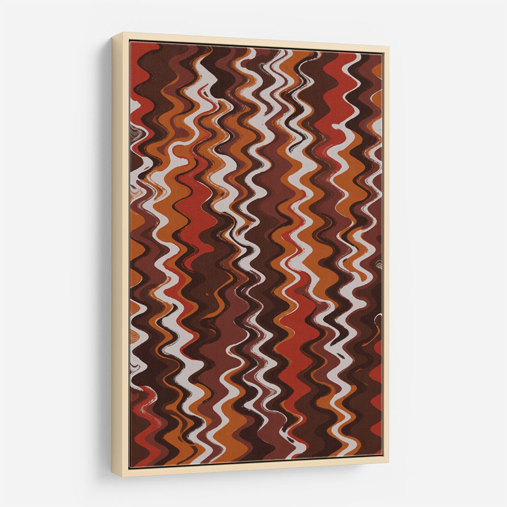 Earthy Color Zig Zag Pattern