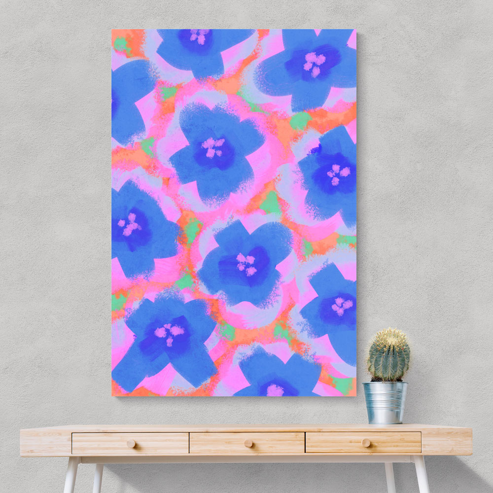 Purple Flowers Pattern