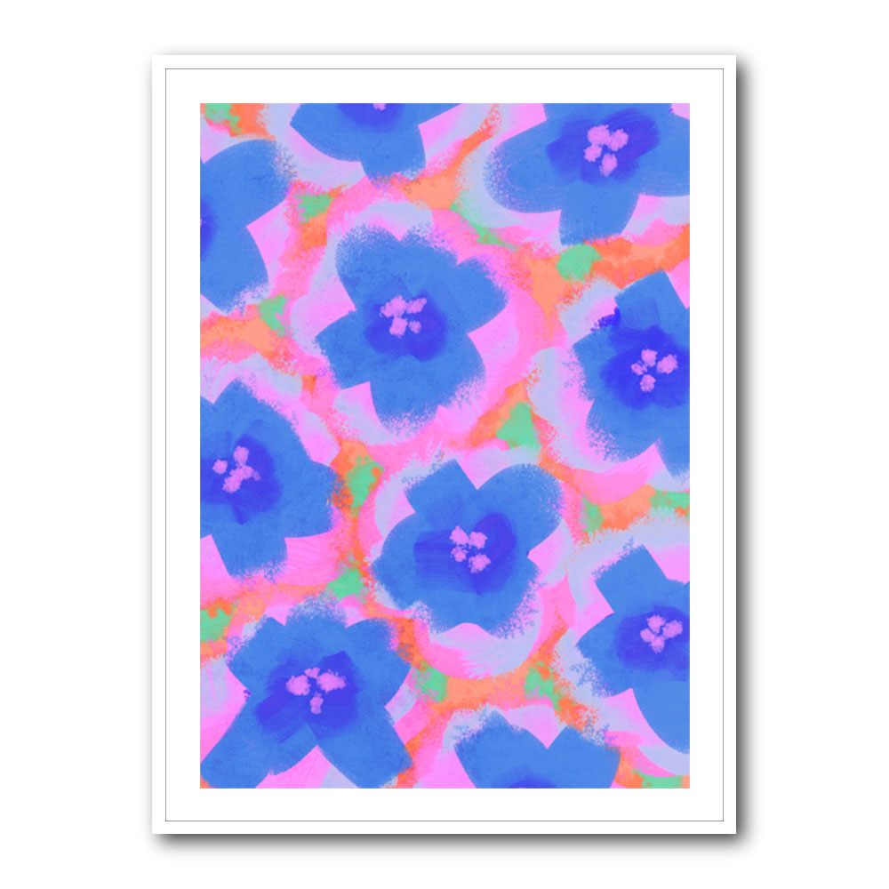 Purple Flowers Pattern