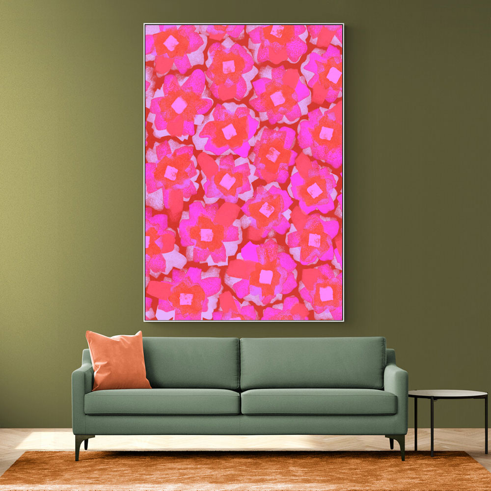 Cute Pink Blossom Pattern