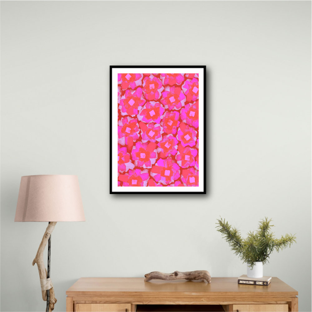 Cute Pink Blossom Pattern