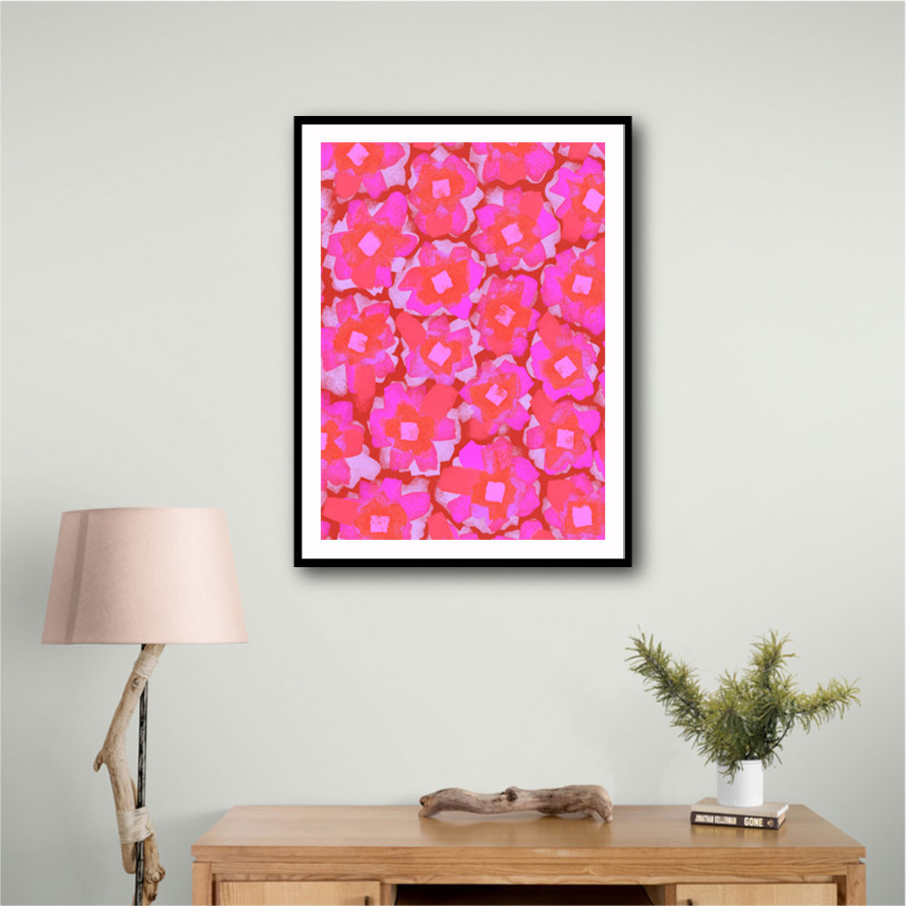 Cute Pink Blossom Pattern