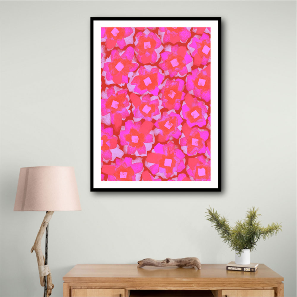 Cute Pink Blossom Pattern