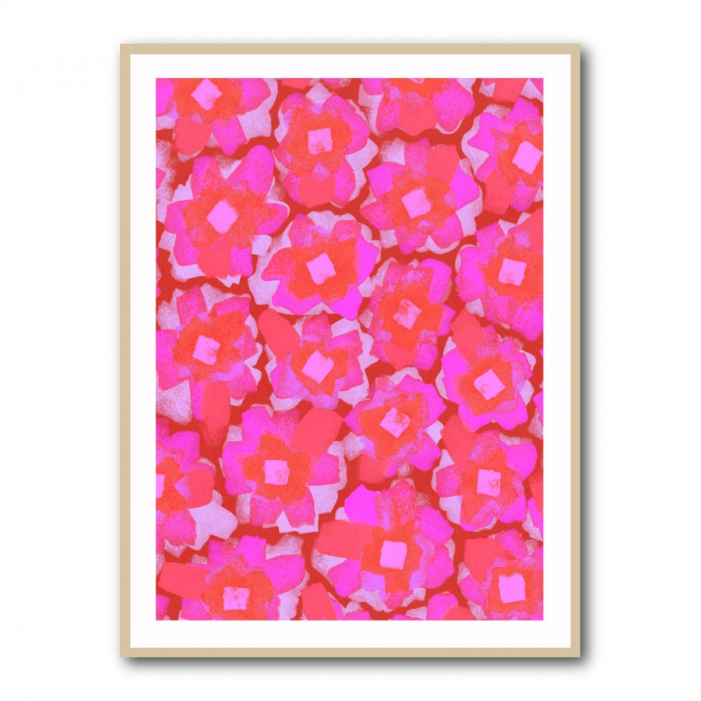 Cute Pink Blossom Pattern