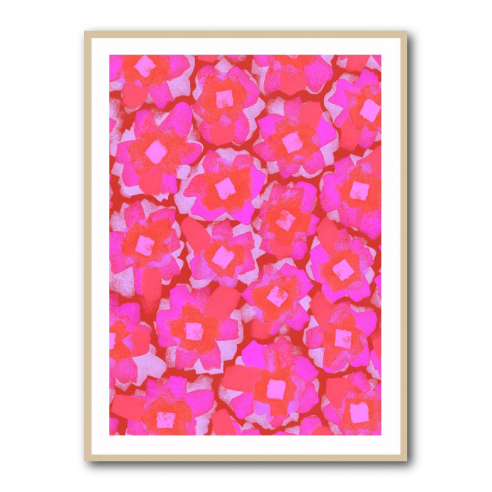 Cute Pink Blossom Pattern