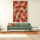 Liquid Red Orange Pattern Liquid Red Orange Pattern
