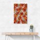 Liquid Red Orange Pattern Liquid Red Orange Pattern