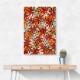Liquid Red Orange Pattern Liquid Red Orange Pattern