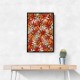 Liquid Red Orange Pattern Liquid Red Orange Pattern