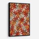 Frame Colour:: Black Liquid Red Orange Pattern