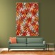 Liquid Red Orange Pattern Liquid Red Orange Pattern