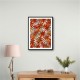 Liquid Red Orange Pattern Liquid Red Orange Pattern
