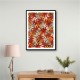 Liquid Red Orange Pattern Liquid Red Orange Pattern