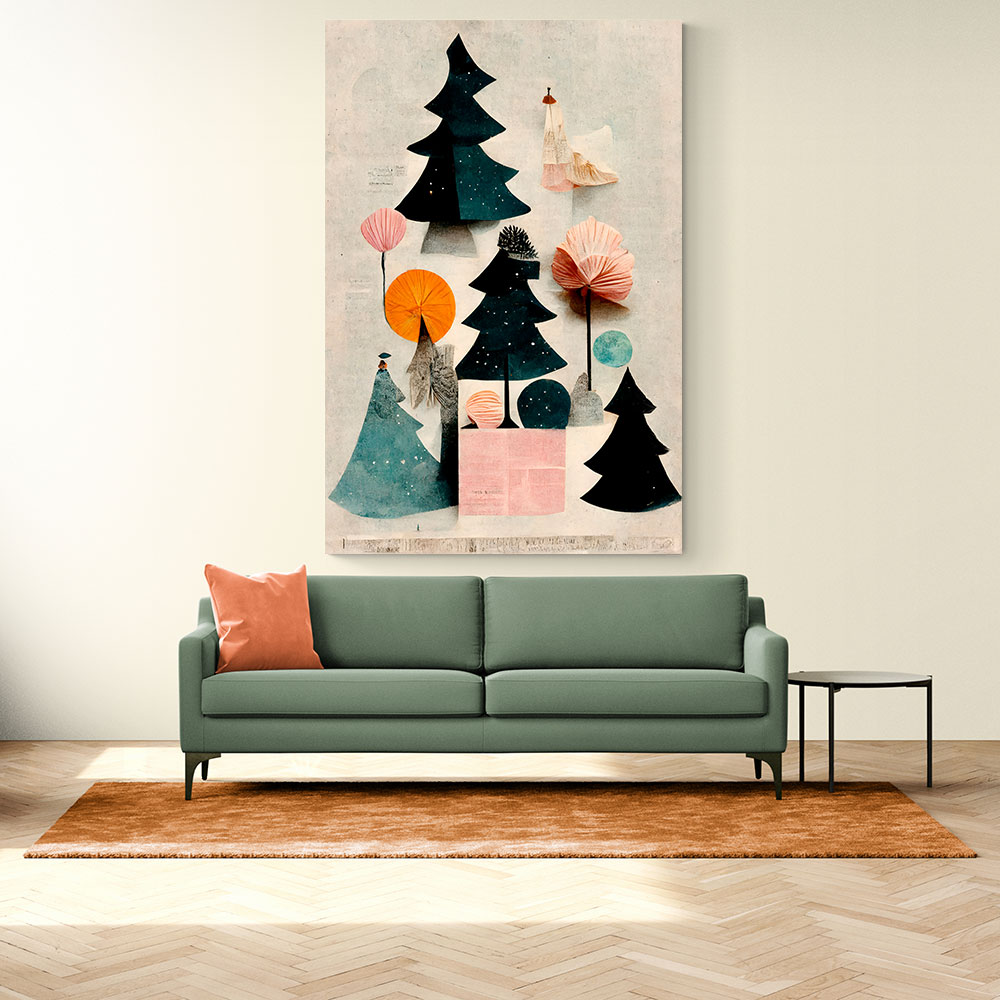 Cute Pine Tree Composition Cute Pine Tree Composition