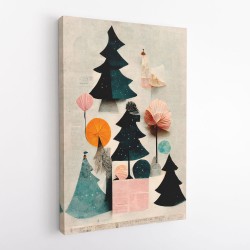 Cute Pine Tree Composition