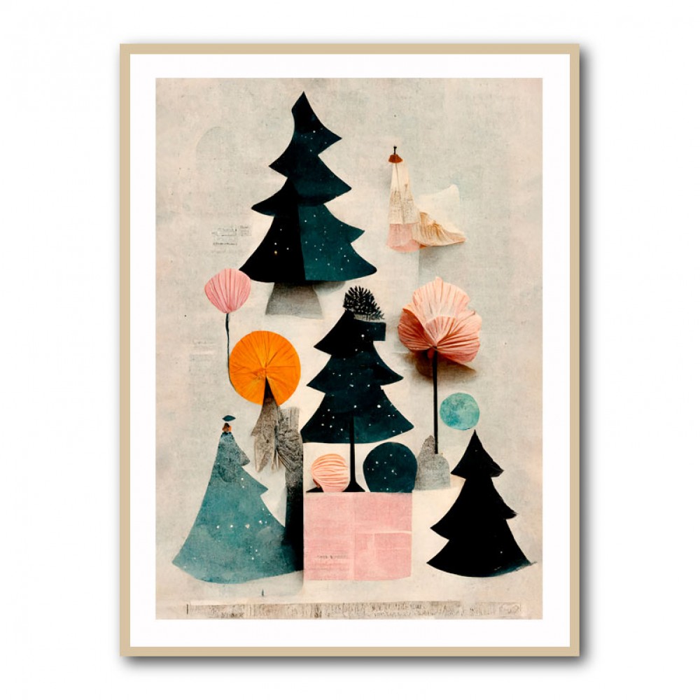 Cute Pine Tree Composition Cute Pine Tree Composition