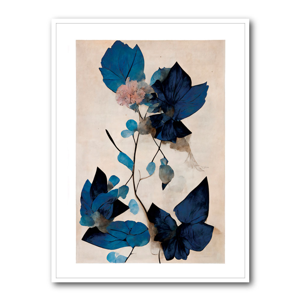 Blue Dry Flowers