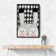 Framed Canvas Size:: Extra Large 80 x 120 cm Bunny