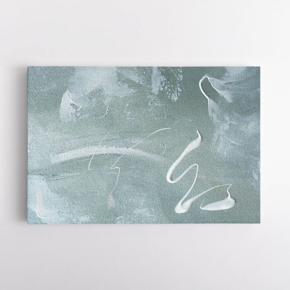 Green and White Acrylic No 1 Green and White Acrylic No 1