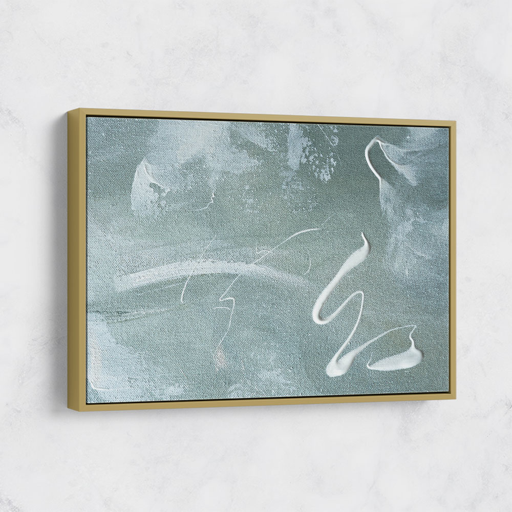 Green and White Acrylic No 1 Green and White Acrylic No 1