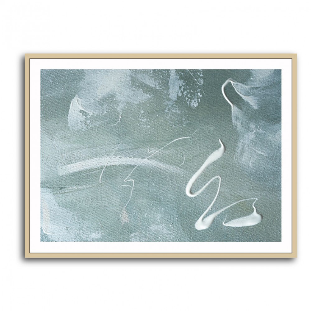 Green and White Acrylic No 1 Green and White Acrylic No 1