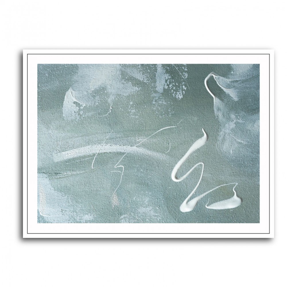 Green and White Acrylic No 1 Green and White Acrylic No 1