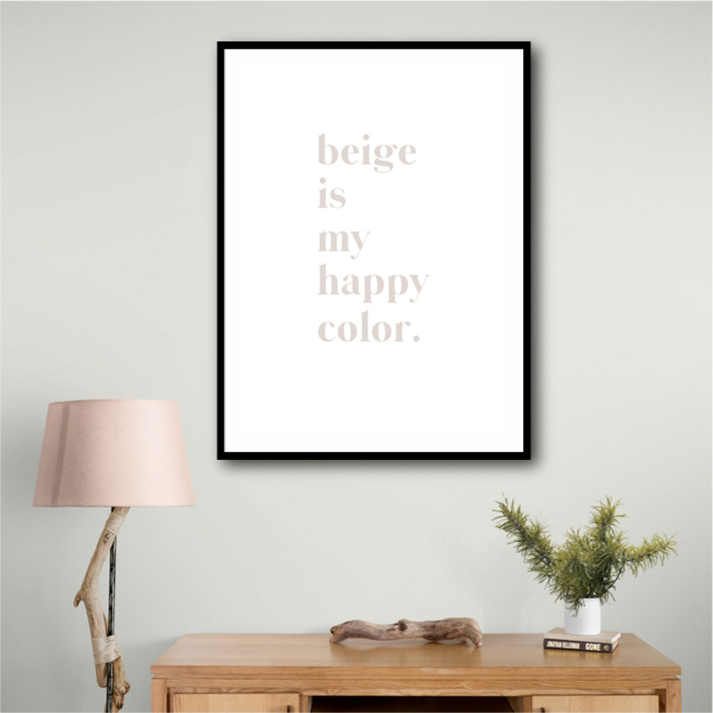 Beige is my happy color