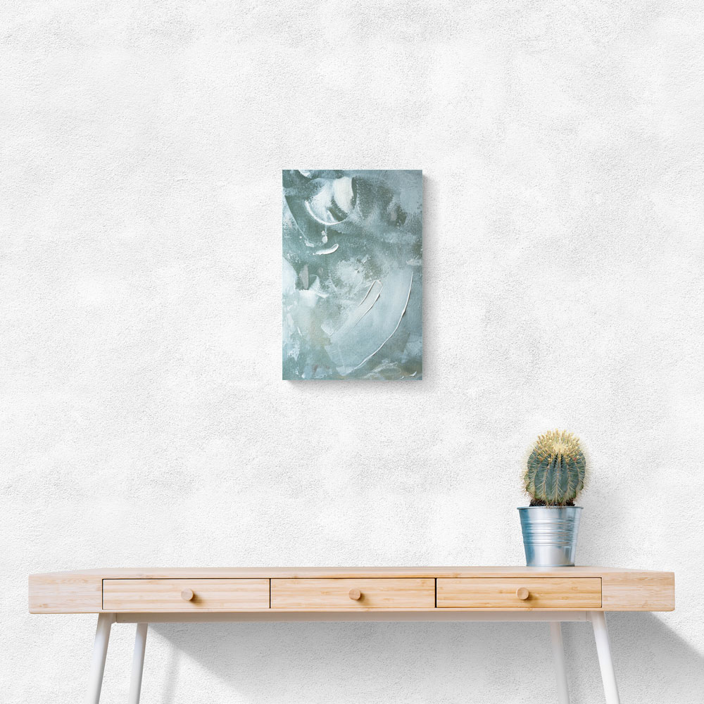 Green and White Acrylic No 4 Green and White Acrylic No 4