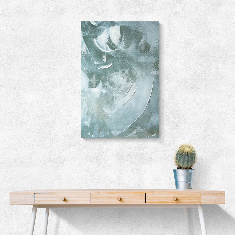 Green and White Acrylic No 4 Green and White Acrylic No 4