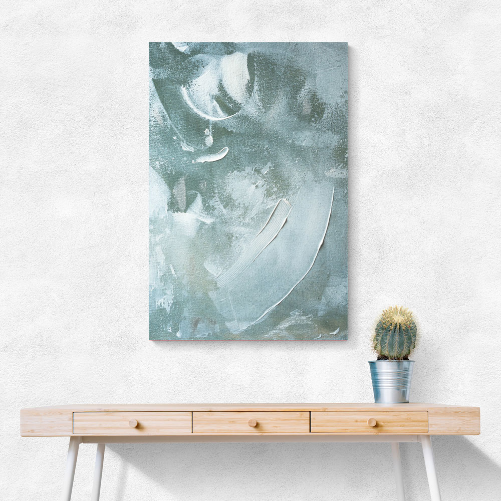 Green and White Acrylic No 4 Green and White Acrylic No 4