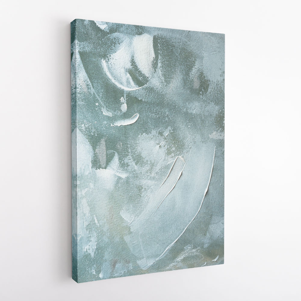 Green and White Acrylic No 4 Green and White Acrylic No 4