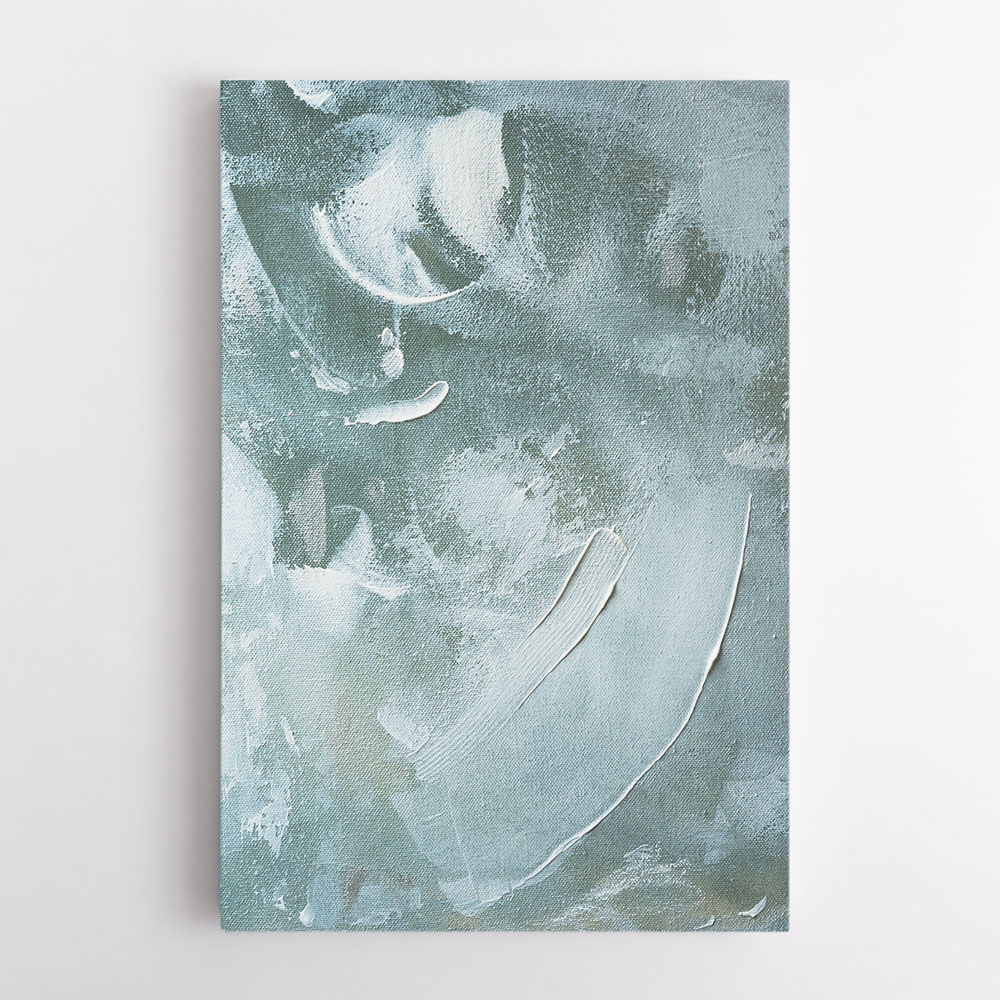 Green and White Acrylic No 4 Green and White Acrylic No 4