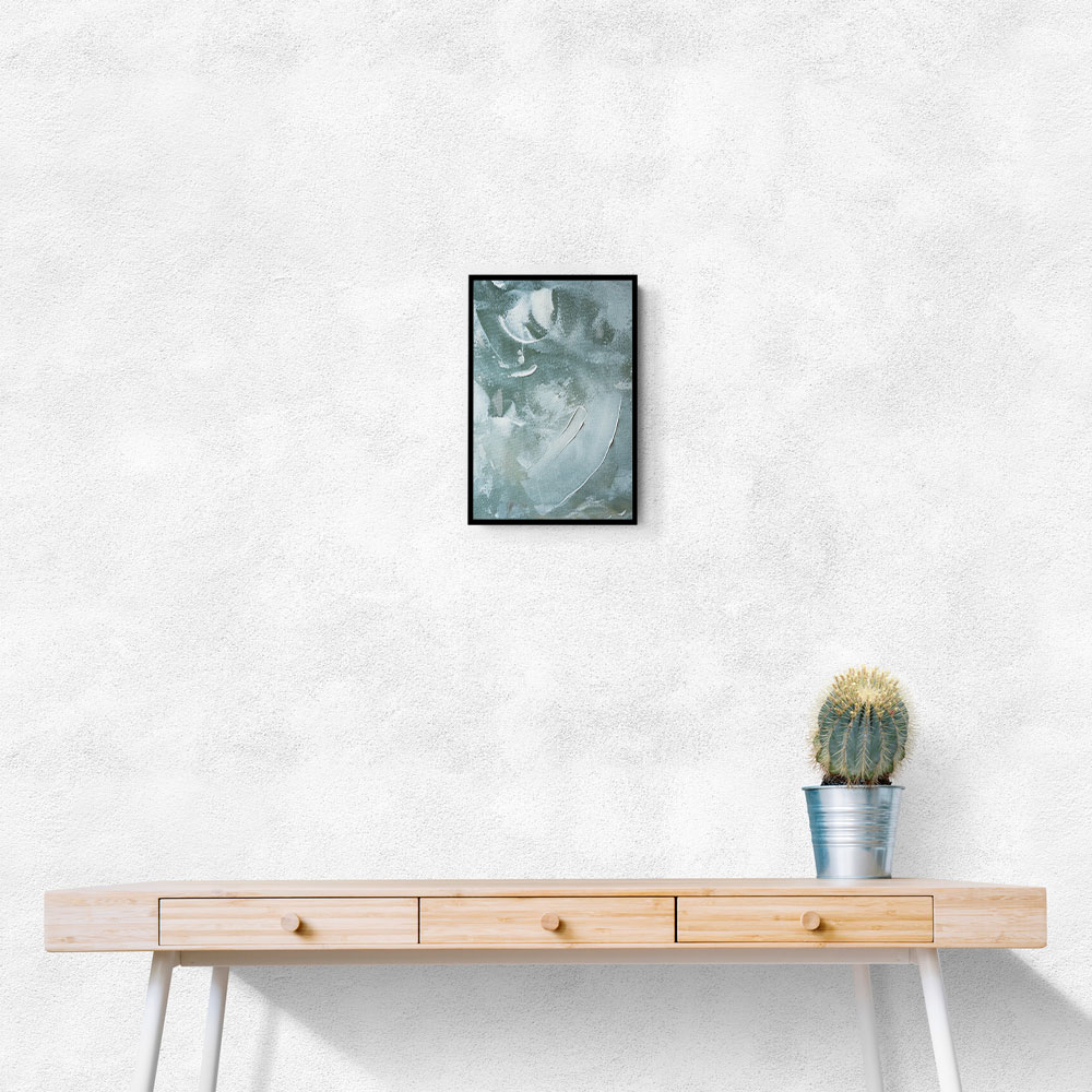 Green and White Acrylic No 4 Green and White Acrylic No 4