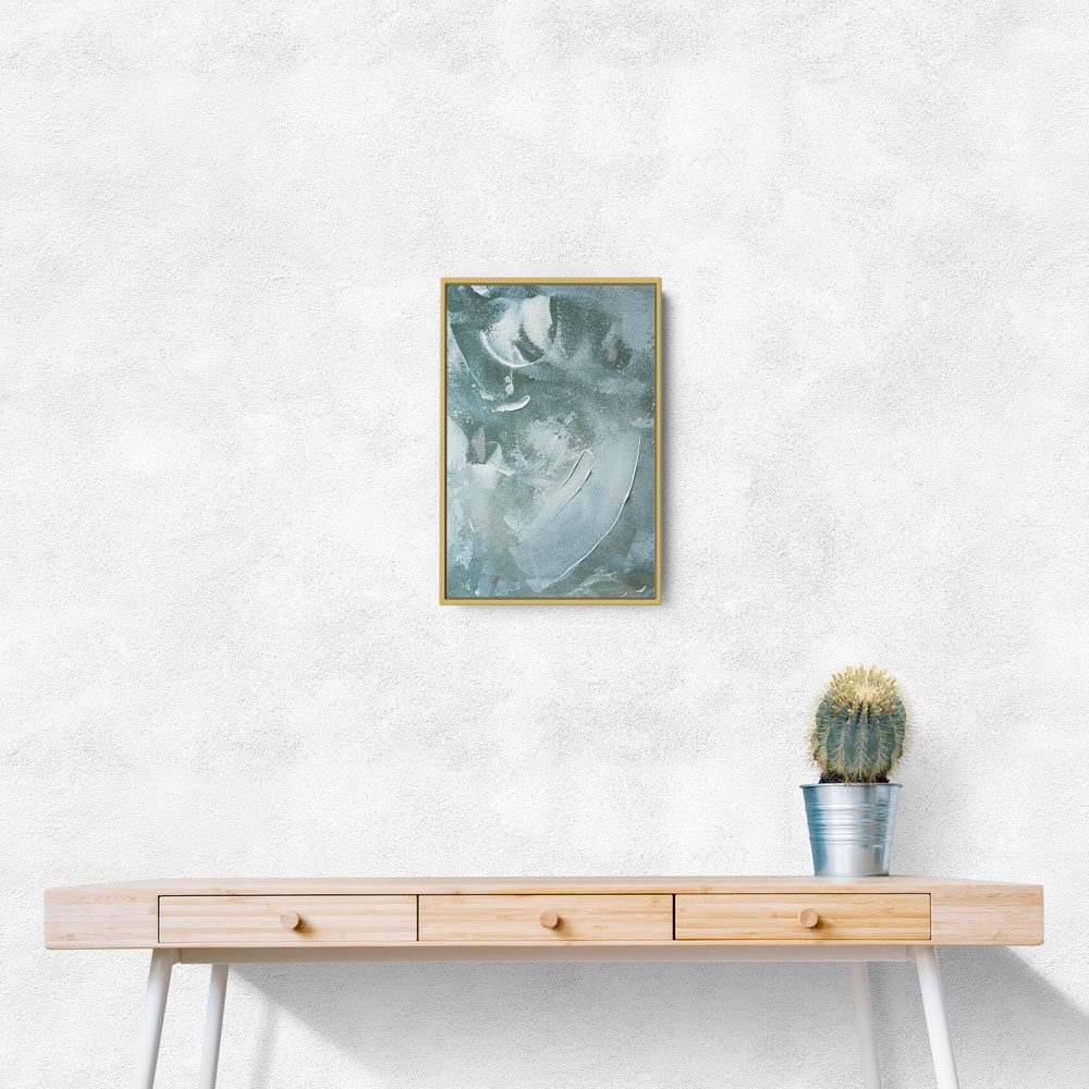 Green and White Acrylic No 4 Green and White Acrylic No 4