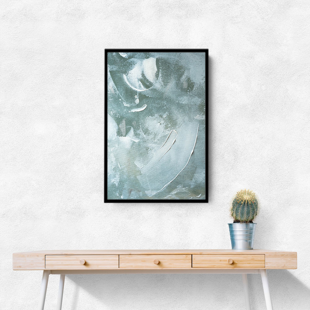 Green and White Acrylic No 4 Green and White Acrylic No 4