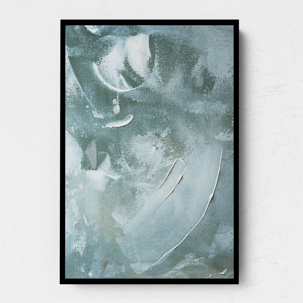 Green and White Acrylic No 4 Green and White Acrylic No 4