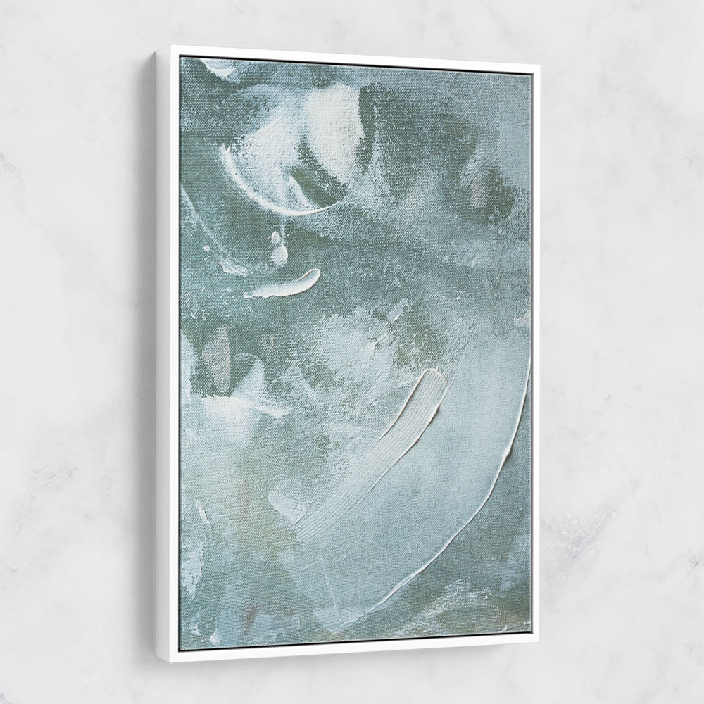 Green and White Acrylic No 4 Green and White Acrylic No 4