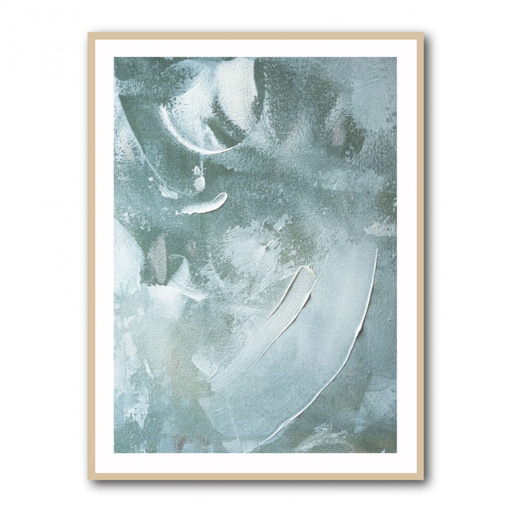 Green and White Acrylic No 4 Green and White Acrylic No 4