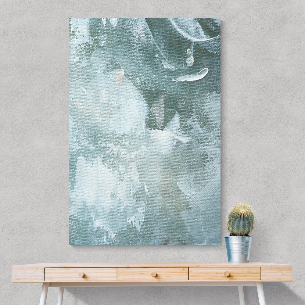 Green and White Acrylic No 3 Green and White Acrylic No 3