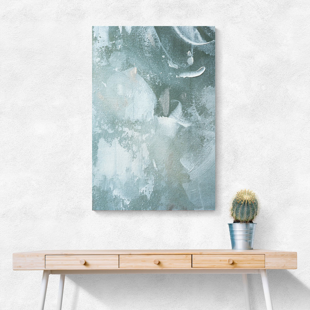 Green and White Acrylic No 3 Green and White Acrylic No 3
