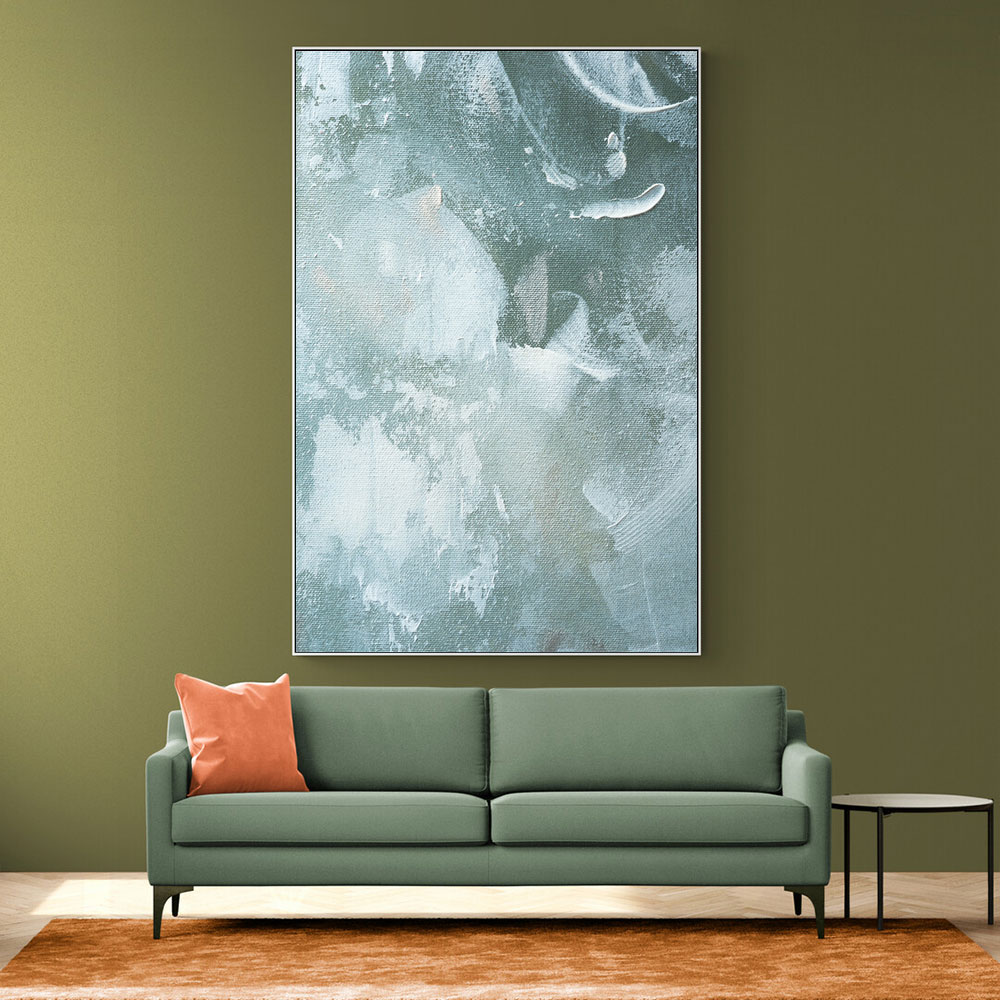 Green and White Acrylic No 3 Green and White Acrylic No 3