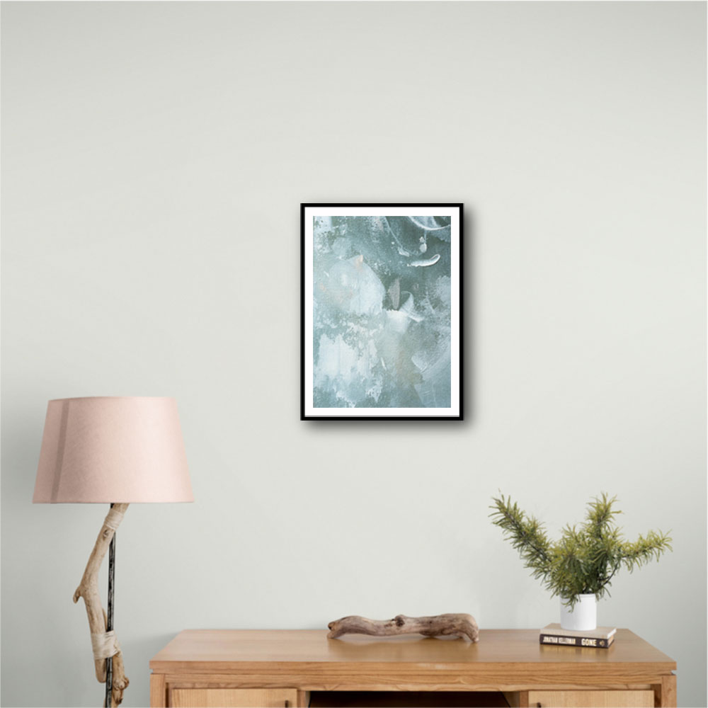Green and White Acrylic No 3 Green and White Acrylic No 3