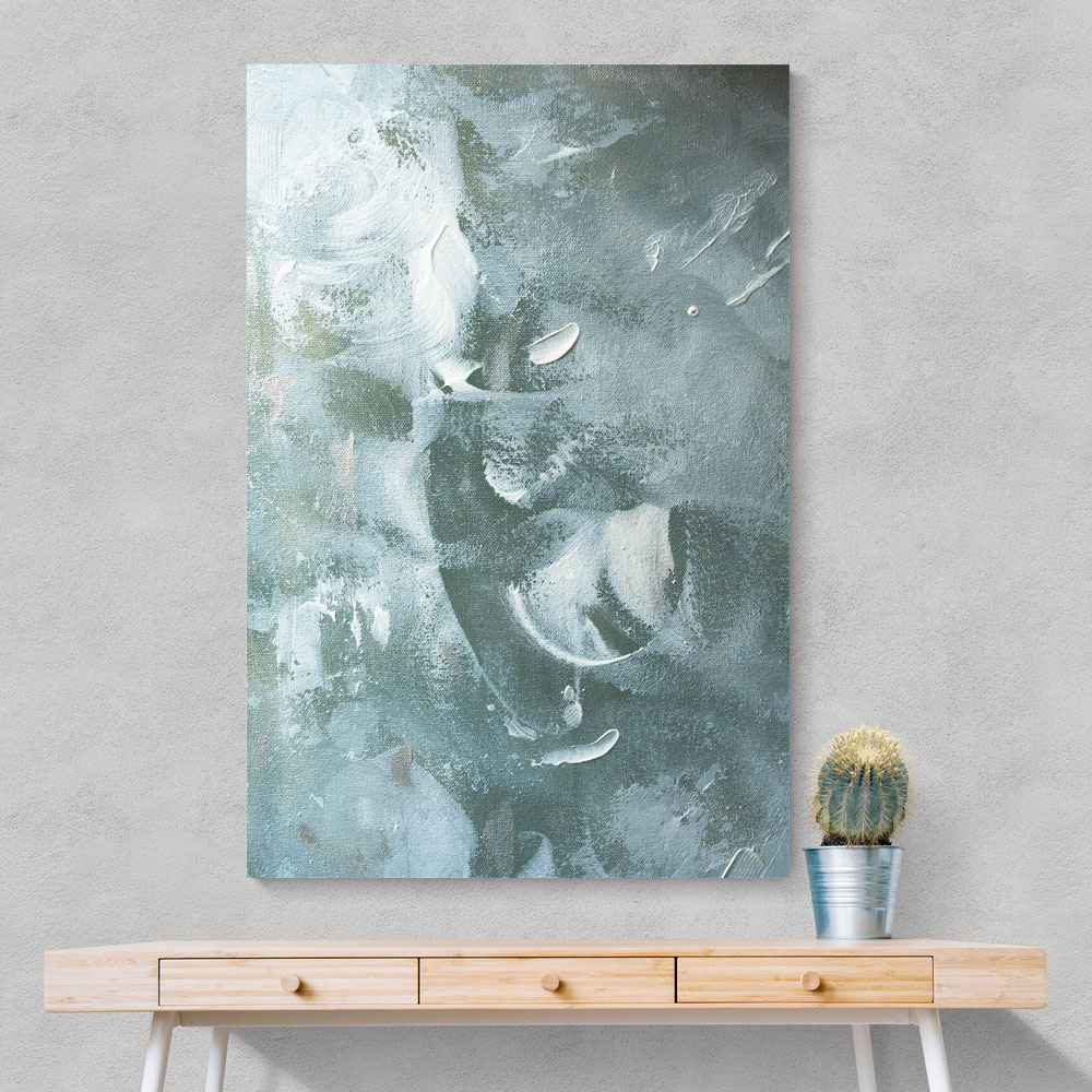 Green and White Acrylic No 2 Green and White Acrylic No 2