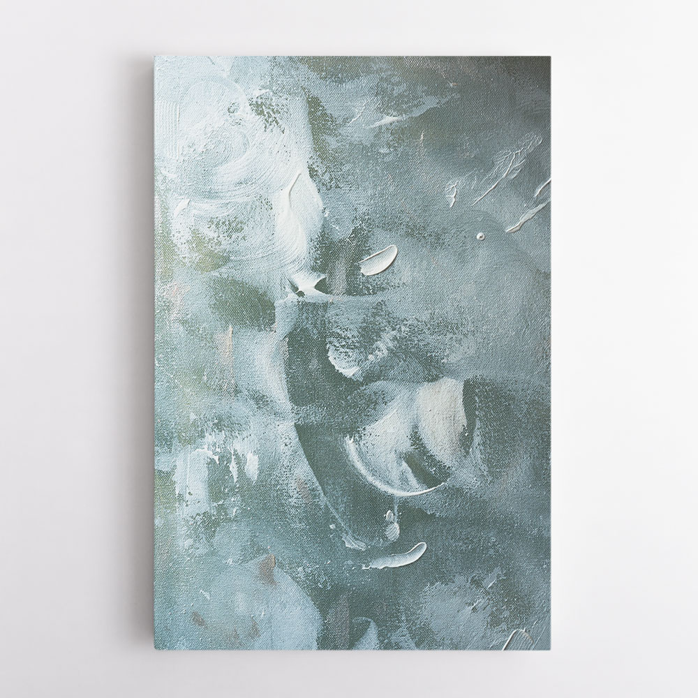 Green and White Acrylic No 2 Green and White Acrylic No 2