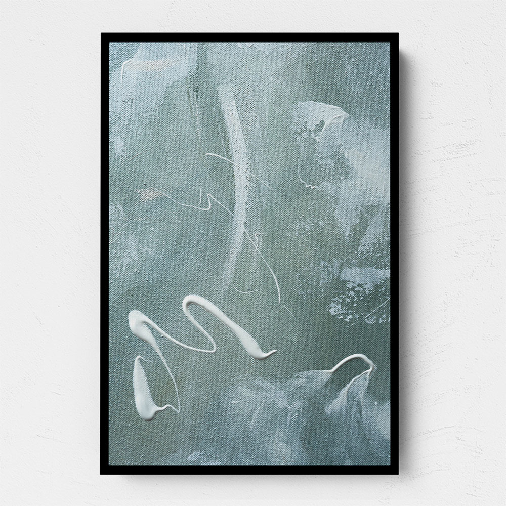 Green and White Acrylic No 1 Green and White Acrylic No 1