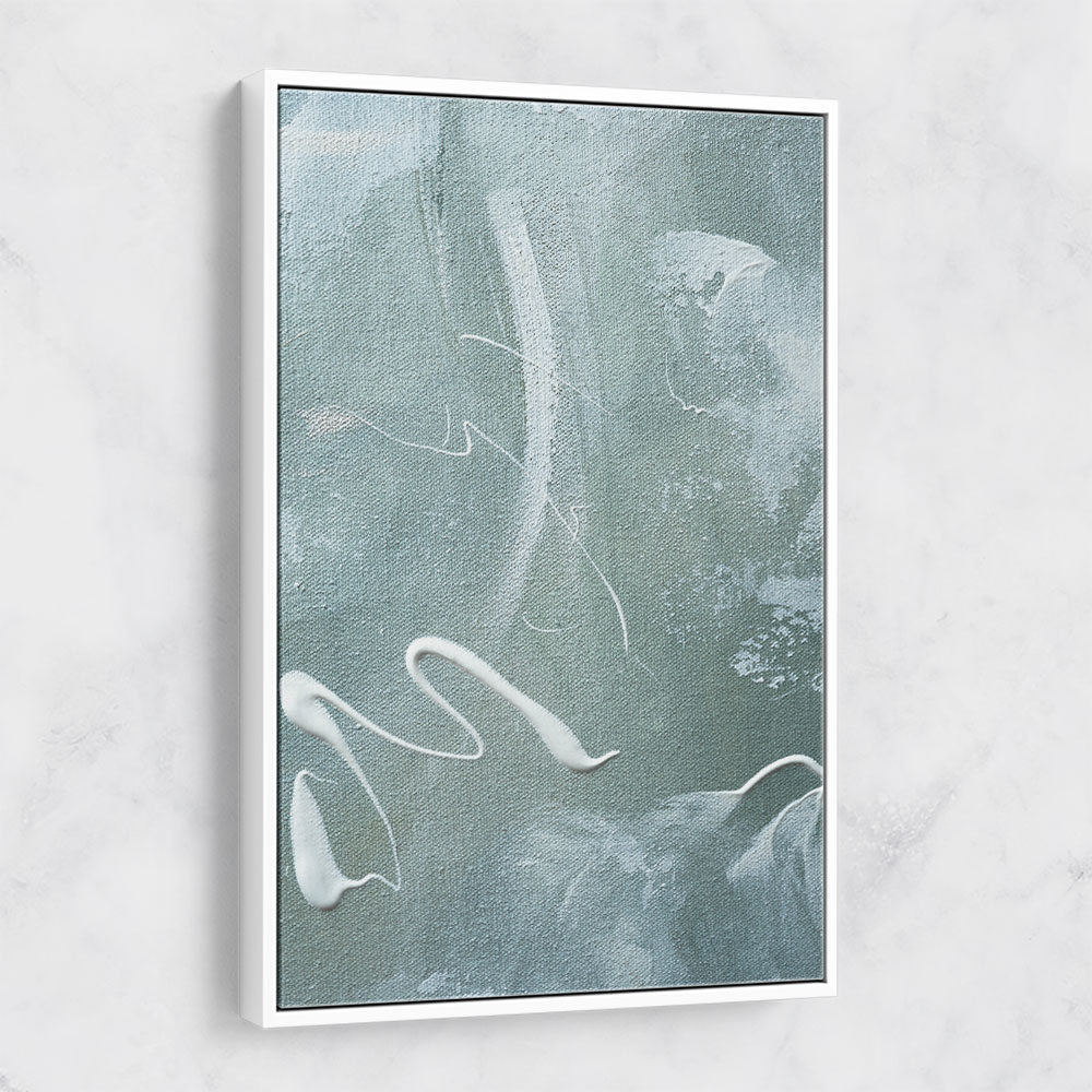 Green and White Acrylic No 1 Green and White Acrylic No 1